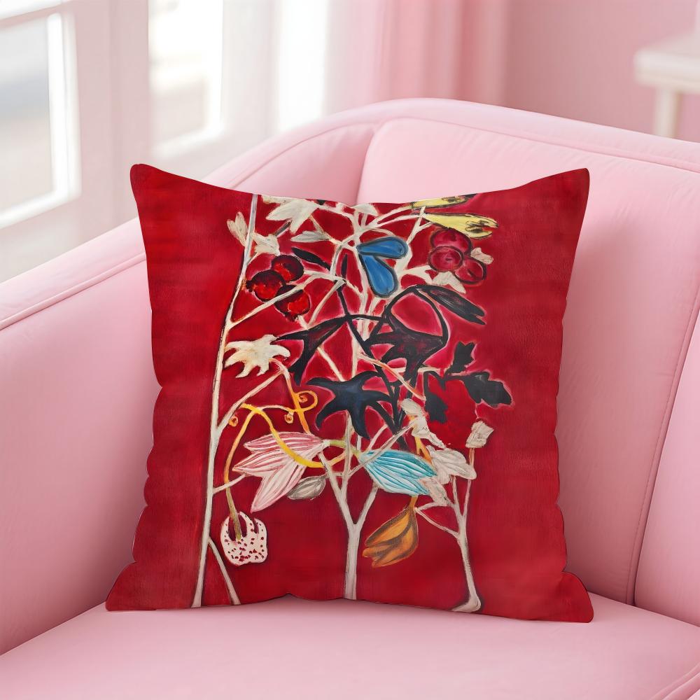 elegant shape ART SSanyu Cushion Cover Pillow Case Soft Skin Friendly Fabric Comfort  Concealed Zipper