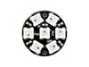 7-bit WS2812 5050 RGB LED Round Development Board with Integrated Full-Color Driver