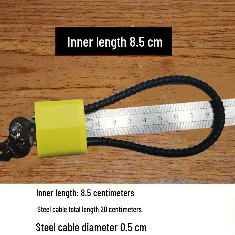 Steel Cable Combination Padlock: Anti-Theft Lock for Cabinets & Files