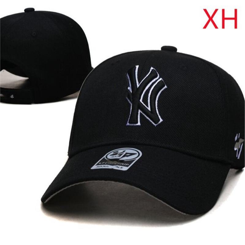 Berretto da baseball unisex 47Brand NY/LA ricamato con visiera rigida - Multicolore