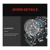 Men's Fashion Watch, Outdoor Sports Analog Digital Waterproof Electronic Watch, LED Backlight Multifunction Chronograph with Date, Alarm, Stopwatch,