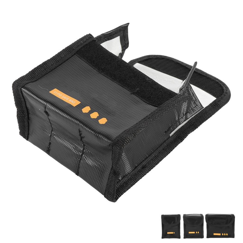 Battery Safe Bag for Flip Drone Nylon Fireproof Explosion Proof Protective Li Battery Storage Pouch 