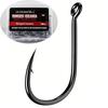 100pcs Sharp Fishing Hook 100Pcs Carp Hook Strong Ringed Eye Hook  Saltwater
