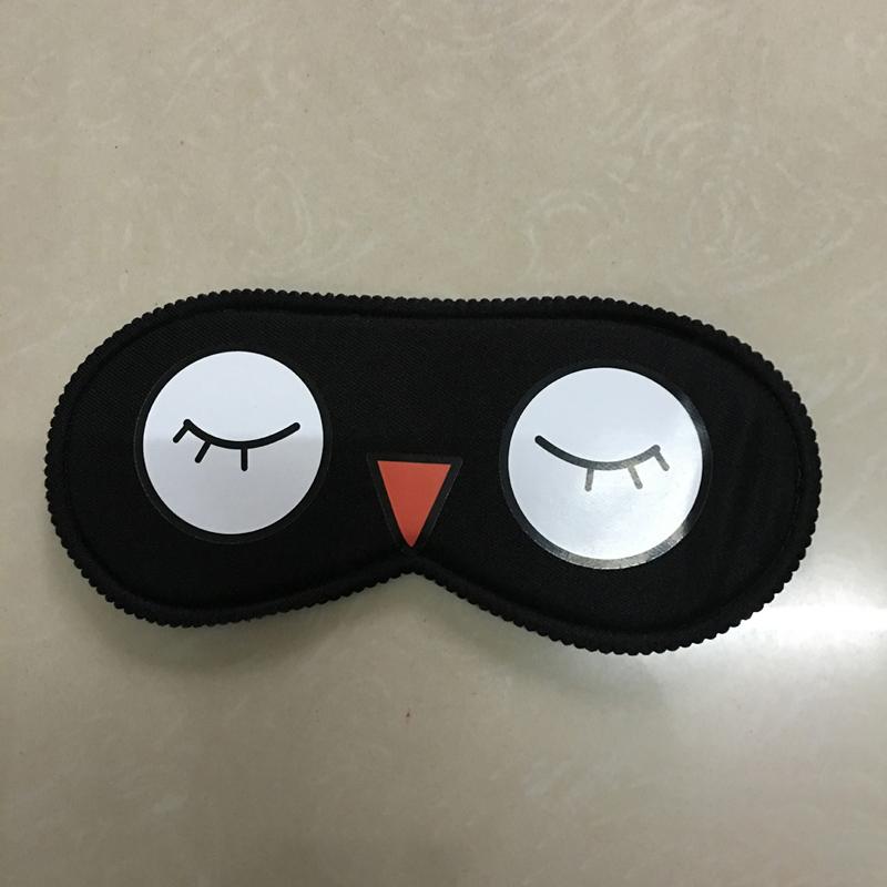 Slapen Schattig Masker Cartoon Patroon Cover Slaapmasker Blackout Oogcomfort Blinddoek Concaaf Licht met Vrouwen Mannen Hulp Oog Reizen