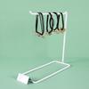 Metal Jewelry Stand Jewelry Display Rack Alloy Texture Bracelet Holder for Displaying Necklaces Earrings and Bracelets