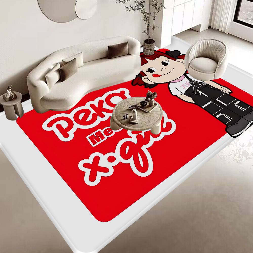 CUTE M-Milky P-Peko-chan Floor Mat Cheaper Anti-slip Modern Living Room Balcony Printed Bedside Mats