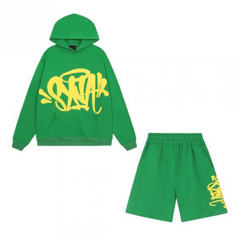 Unisex Y2K Streetwear Hoodie Jogger Set Cotton Blend Loose Fit Casual Outfit Men Women