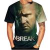 Movie Prison Break 3D Print T Shirt Men Women Summer Fashion Casual Cool T-shirt Prison Harajuku Streetwear Plus Size T Shirt
