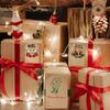 Christmas Labels Festive Adhesive Decorative Label Adhesive Cartoon Christmas Tags For Home Crafting Festival Celebration
