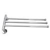 Premium Stainless Steel Swivel 2/3/4 Towel Bar Towel Holder Bar Rail Hanger Rack Wall Mounted for Bathroom Kitchen Accessory