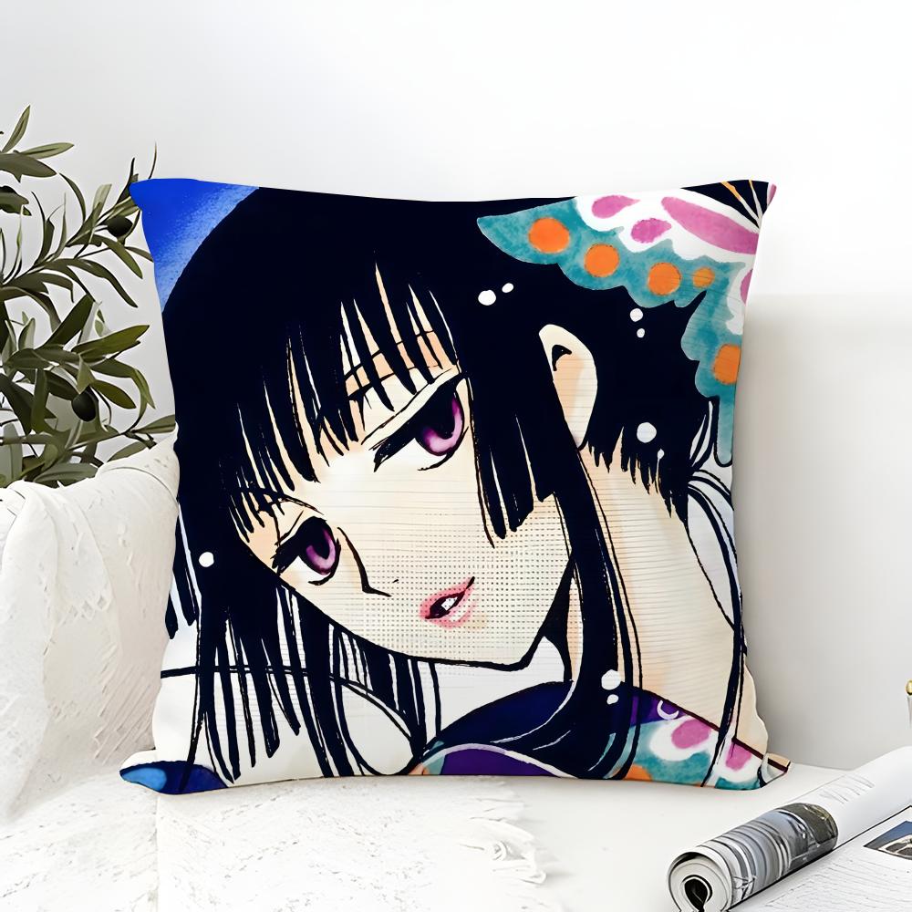 Cartoon Comic Yuuko XxxxHolic Pillow Case Linen Pillow Case Sofa Home Decor Cushion Cover Cushion Cove