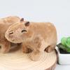 18cm Capybara Plush Simulation Capibara Anime Fluffty Toy Stuffed Animals Plush Toys Soft Doll Children Birthday Christmas Gift