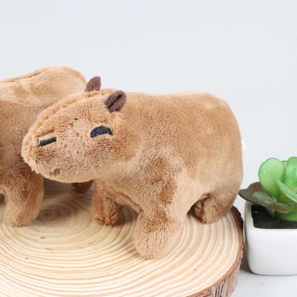 18cm Capybara Plush Simulation Capibara Anime Fluffty Toy Stuffed Animals Plush Toys Soft Doll Children Birthday Christmas Gift