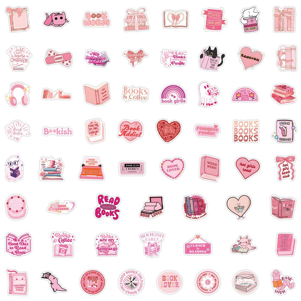 55 Blue Cartoon Stickers for Journals, Water Bottles, and Computers - Waterproof Stationery Decor