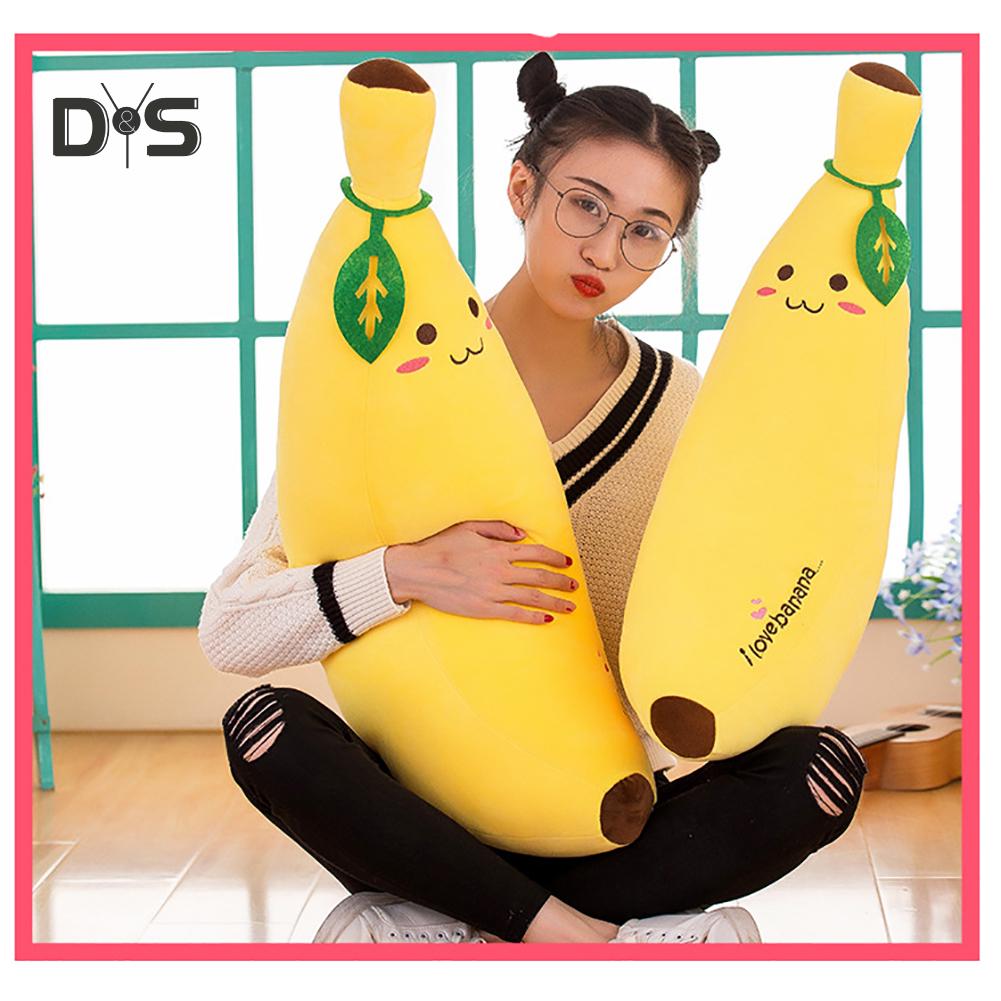 Fancytoy Karikatür Muz Doldurulmuş Peluş Bebek Oyuncak Kanepe Yastık Hediye