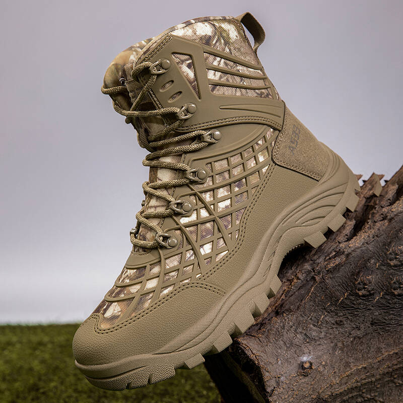 Men's Boots Platform High Quality Sports Shoes Outdoor Ankle Boots Lace-up Hiking Boots Wear-resistant Jungle Trekking Size39-47