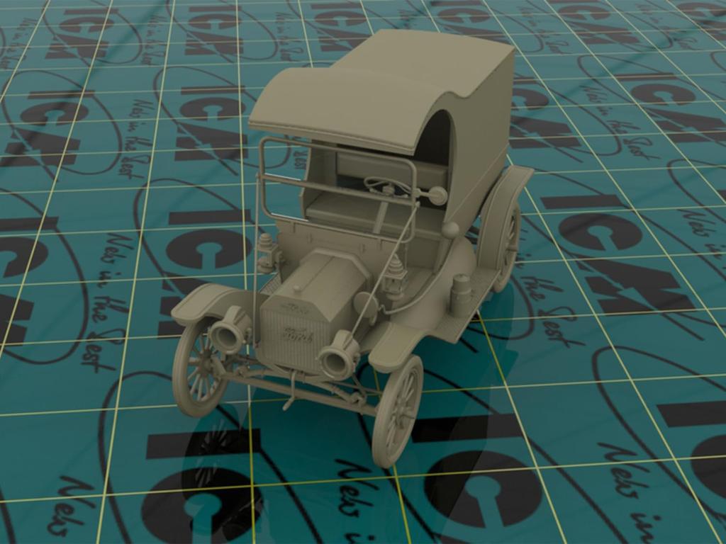 ICM Ford 1912 Light Delivery Plastic Model 24008 1/24 T-type