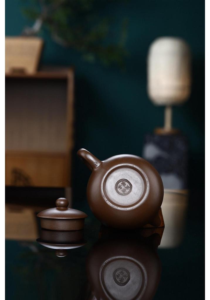 Handmade Yixing Zisha Purple Clay Xi Shi Teapot - Small Capacity Kung Fu Tea Brewing Set for Collectors and Households