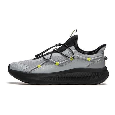 Li Ning Yun Yi Slip-On Soft Rebound Shock Absorption Wear-Resistant Thick Sole Increased Height Breathable Low-Top Casual Shoes AGLU263-2