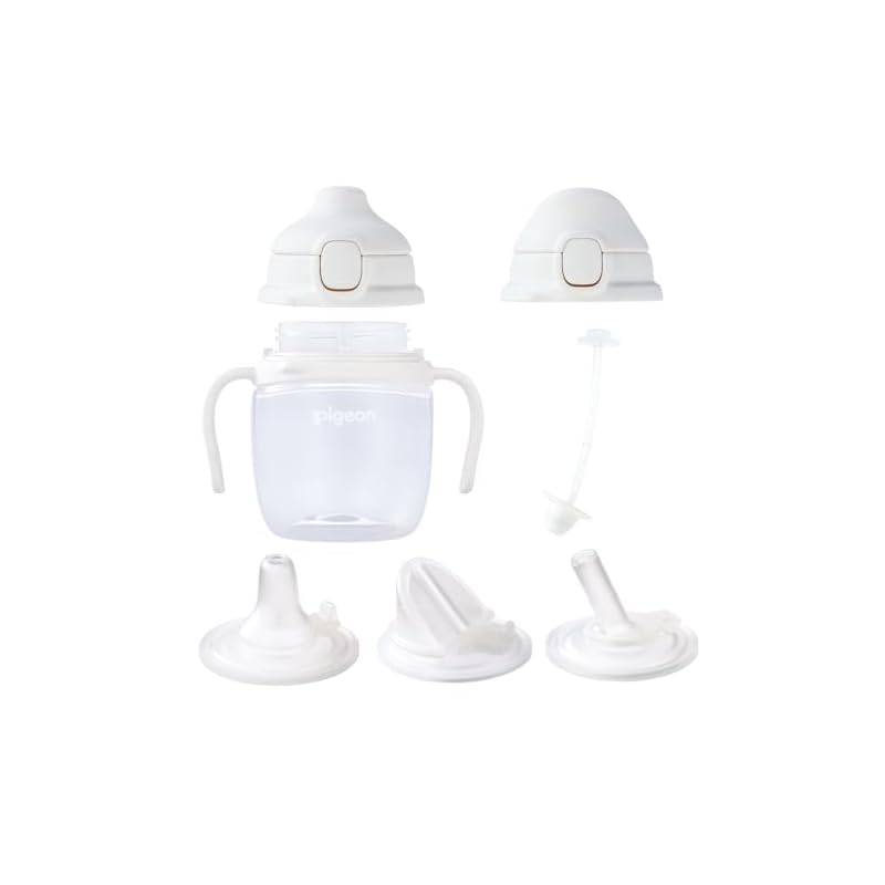 PIGEON magmag Growing Baby Cup & Straw Set (3 types) with Bottle