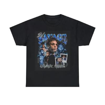 Tricou Grafic din Bumbac Gros 21 Savage