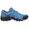 Salomon Speedcross 4 Comfortable Versatile Non-Slip Durable Low-Top Casual Running Shoes Women sneaker Blue 398422