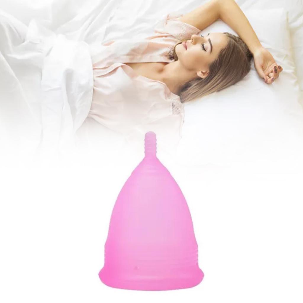 גביע וסת סיליקון רך נשים גביע וסת אלסטי רב פעמי לטיפוח הגוף S