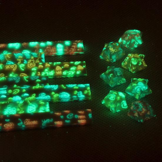 420 Sheets Luminous Origami Star Paper Strips Assorted Colors Double Sided Easy To Fold Lucky Star Paper