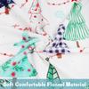 Christmas Tree Snowflakes Printed Blanket for Sofa Bed Travel Camping Living Room Office Conditioning Blanket
