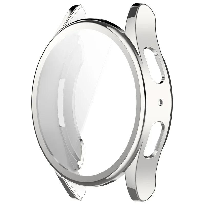 Silikon TPU Hülle Glas Für Samsung Galaxy Watch 7 40mm 44mm Vollabdeckung Displayschutz Bumper für Watch7 44mm 40mm Hülle