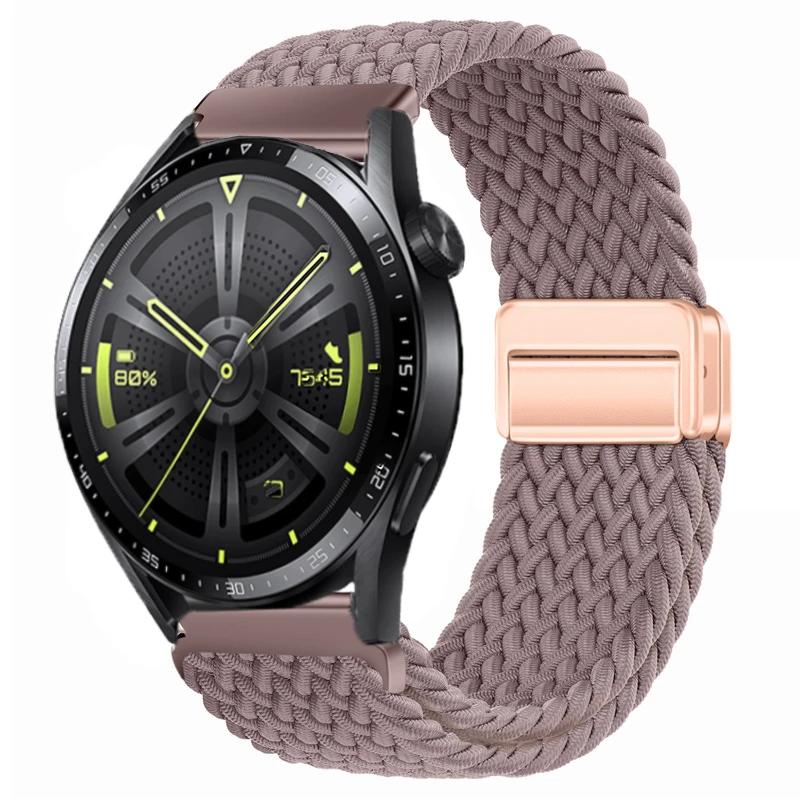 22mm 20mm Nylon Braided Strap For Huawei Watch 4/3/GT4-3 Samsung Watch 6/5/4/3 Fabric Bracelet Wristband Amazfit GTR 4/GTS4 Belt