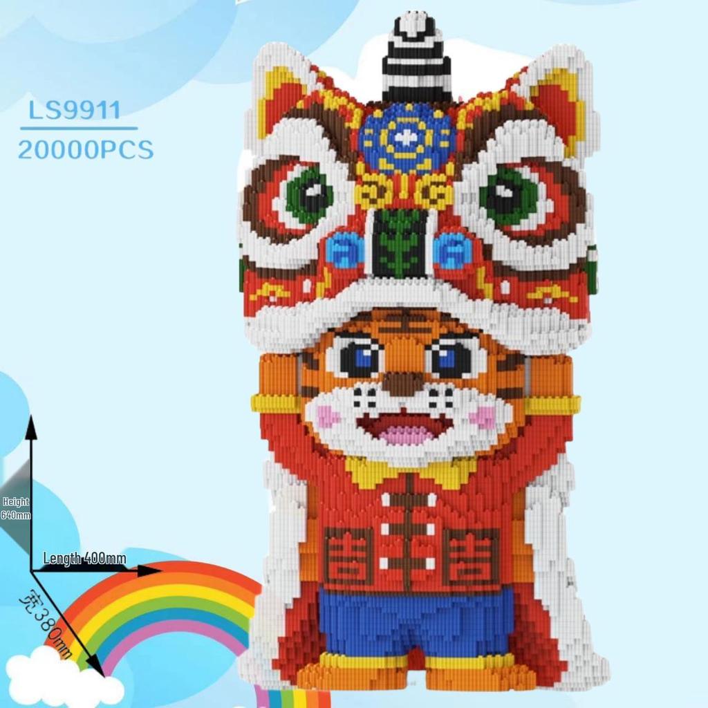 2026 Giant Cartoon Doraemon Blue Building Blocks Trendy Toy Ornaments Birthday Gifts