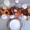 12Pcs White Artificial Pumpkins Assorted Bulk Table Decor Lifelike for All Hallows Day Fall Harvest 