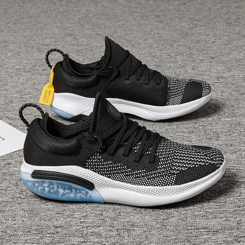 

Summer sports shoes men s shoes breathable mesh fly-woven running shoes large size student shoes 46
