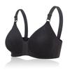Large Size Sexy Thin Breathable Bra Women's Jacquard Under Wear Bra Front Buckle Bra