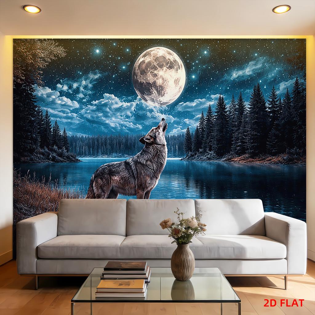 2D Flat - 2D Flat - Tapestry For Decor Bedroom Living Room Office Party Decor