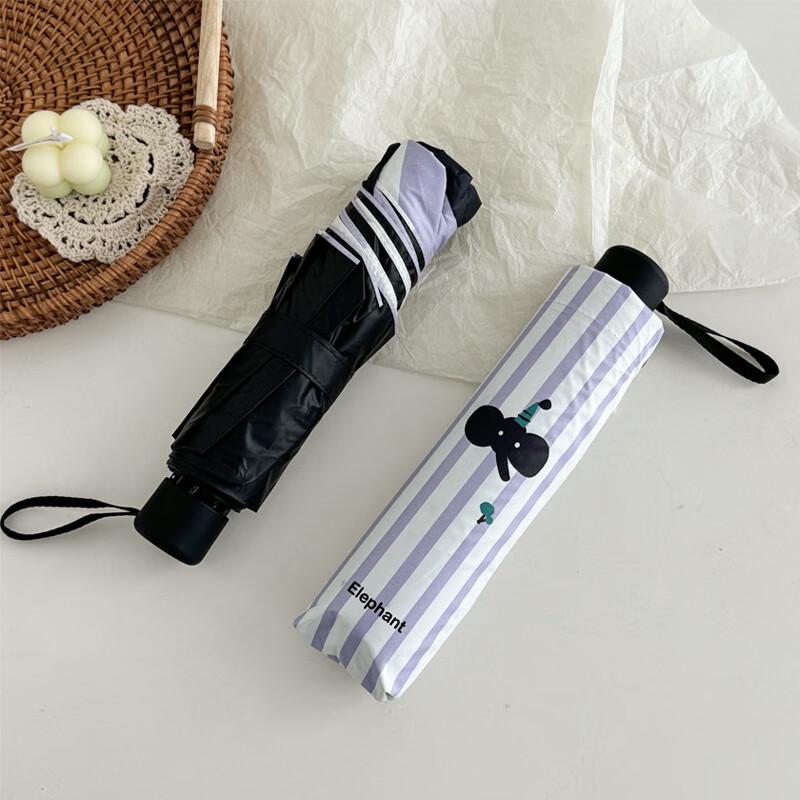 

Складной зонт Lìláng в полоску со слонами (2-Pack)