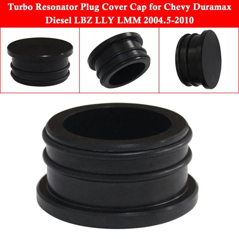Artudatech Turbo Resonator Plug Cover Cap for Chevy Duramax Diesel LBZ LLY LMM 2004.5-2010