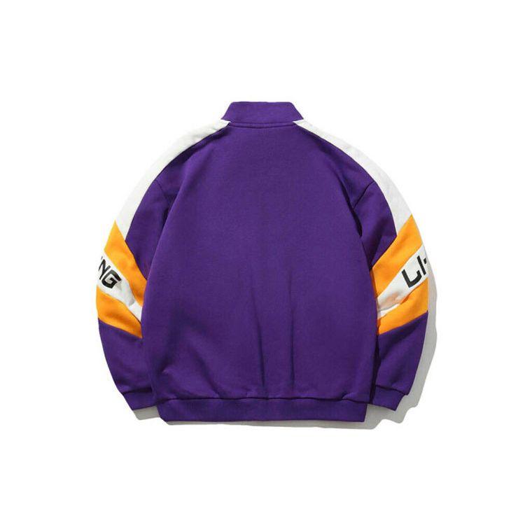 Li Ning Casual Stand Collar Sports Jacket Unisex Jackets Iron-Blue AWDPA41-12