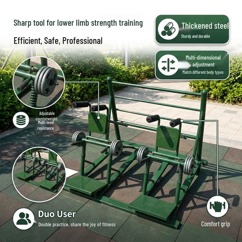 Kairui Outdoor Dual-Station Lower Body Trainer