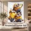 Wall Hanging Tapestry Art Cloth Bedroom Room Background DecorMinions Despicable Me