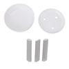 Plastic Elevated Cats Dog Bowl Stand Non Slip Base Pet Food Bowl Holder  for Dogs Cats