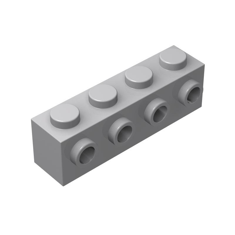 Cross-Border Small Particle Building Block Parts - 1x4 Single-Sided Stud Brick Compatible.