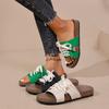Ciabatte Classiche alla Moda in Sughero per Donna Nuovo Stile Moda Sandali Bassi in Camoscio Scarpe Ciabatte da Spiaggia per Coppia con Fibbia Regolabile
