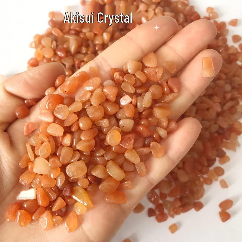 

Polished Red Aventurine Stones for Aquariums, Bonsai, Buddha Offerings, and Diffusers 3-5mm