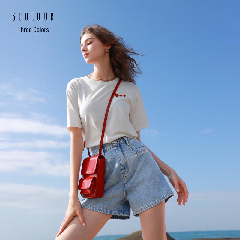 Women s High-Waist Denim Shorts M