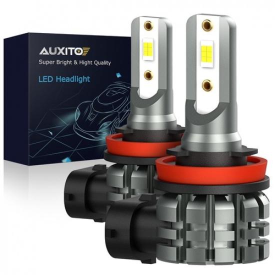 2X AUXITO H8 H11 H9 Fog Light 6000K White Super Bright LED Driving Bulb L3 EXV
