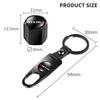 2025 J10 Hot For Nissan Car Styling Keychain Key Ring with Auto Tire Valve Caps Tyre Dust Cap For Nismo Nissan Teana Skyline Juk