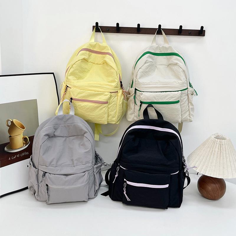 Backpack Casual Simple Ultra-light Outdoor Large-capacity Mountaineering Hiking Fast-drying Breathable Nylon Backpack
