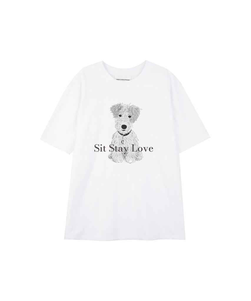 HARDCORE HAPPINESS Sit Stay Love T-Shirt
